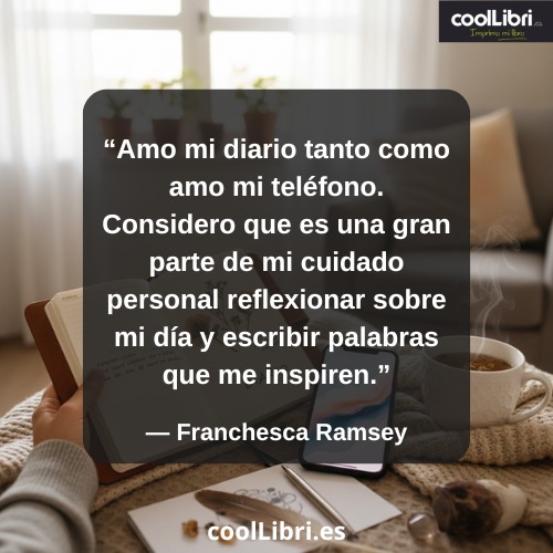 Amo mi diario tanto como amo mi teléfono. - coollibri.es