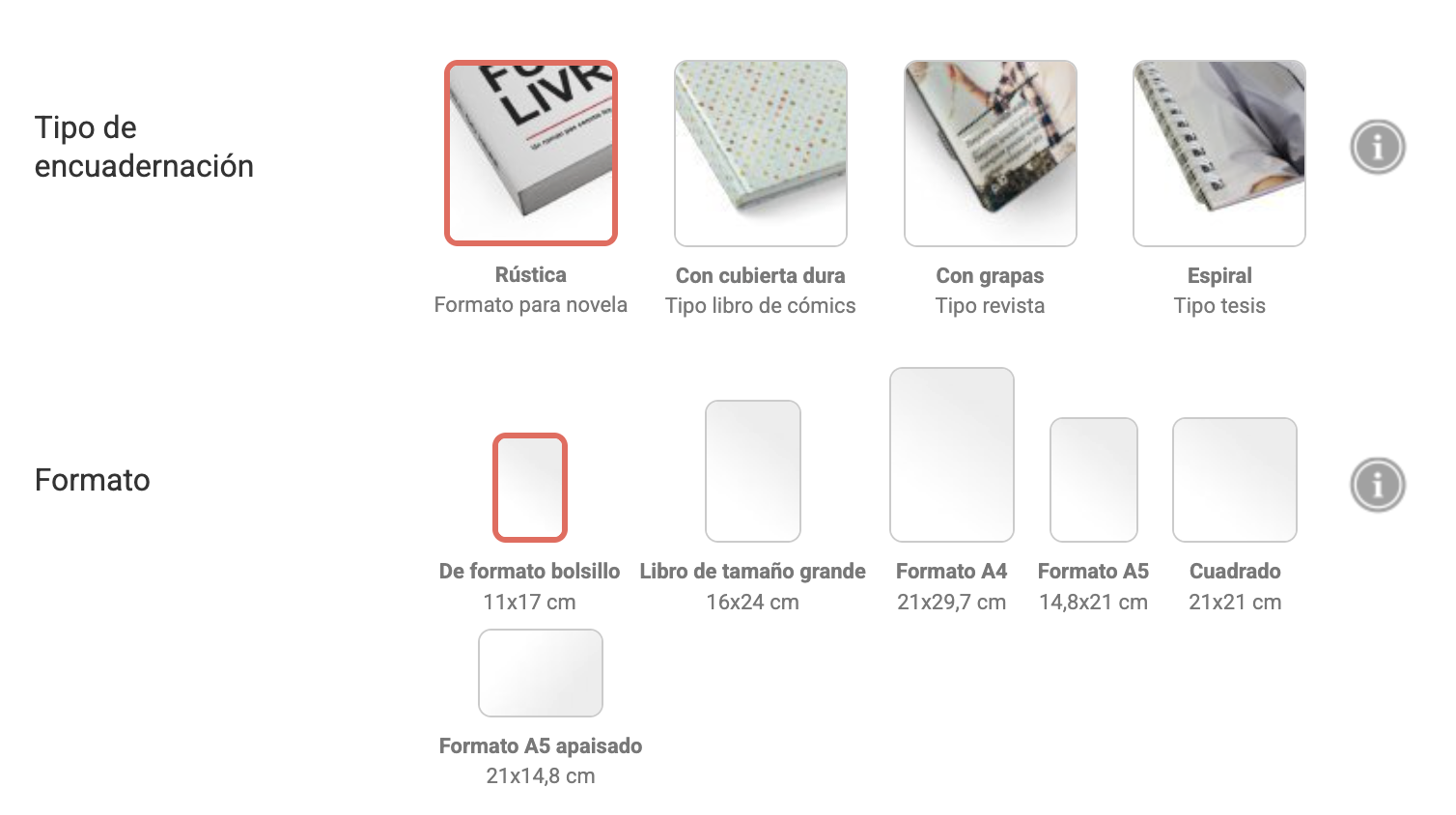 encuadernación y formato libro autoeditado coollibri
