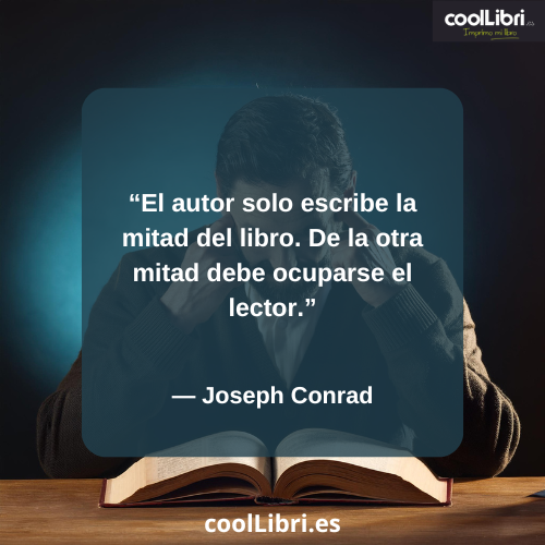 El autor solo escribe la mitad del libro - coollibri.es