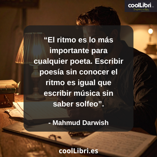 El ritmo es lo más importante para cualquier poeta - coollibri.es