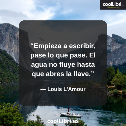 Empieza a escribir, pase lo que pase - coollibri.es