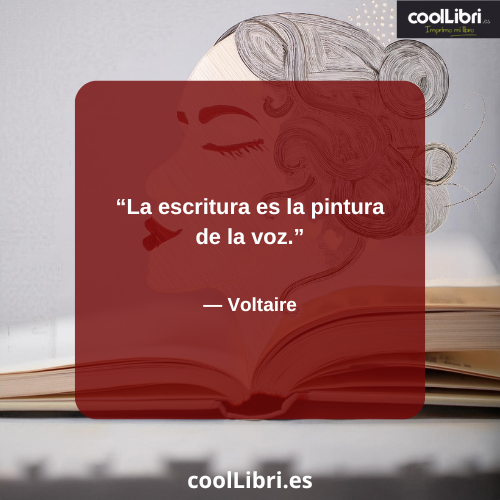 La escritura es la pintura de la voz - coollibri.es