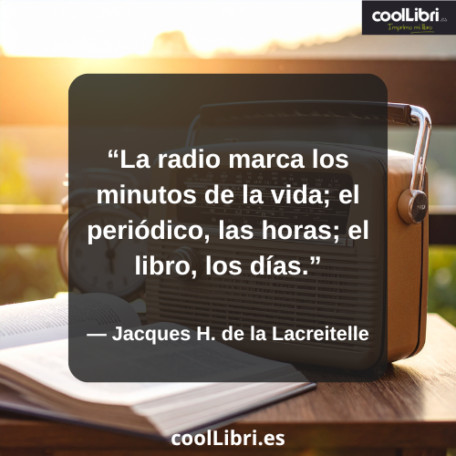 La radio marca los minutos de la vida - coollibri.es