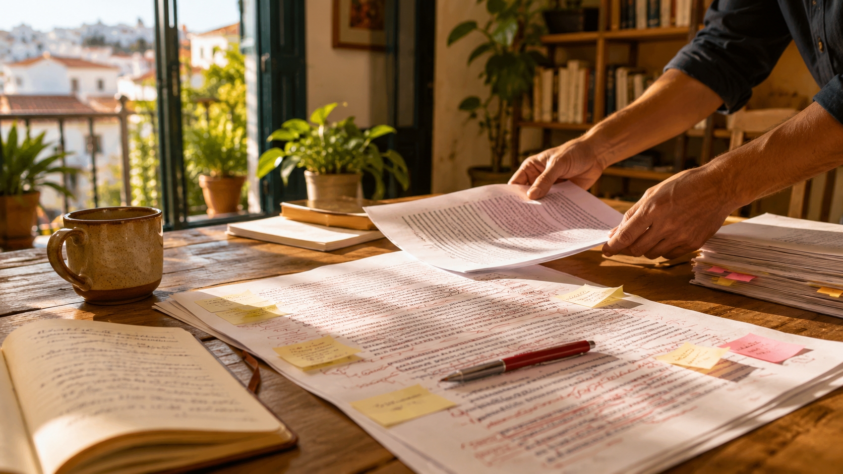 Qué hacer después de escribir tu primer borrador paso a paso